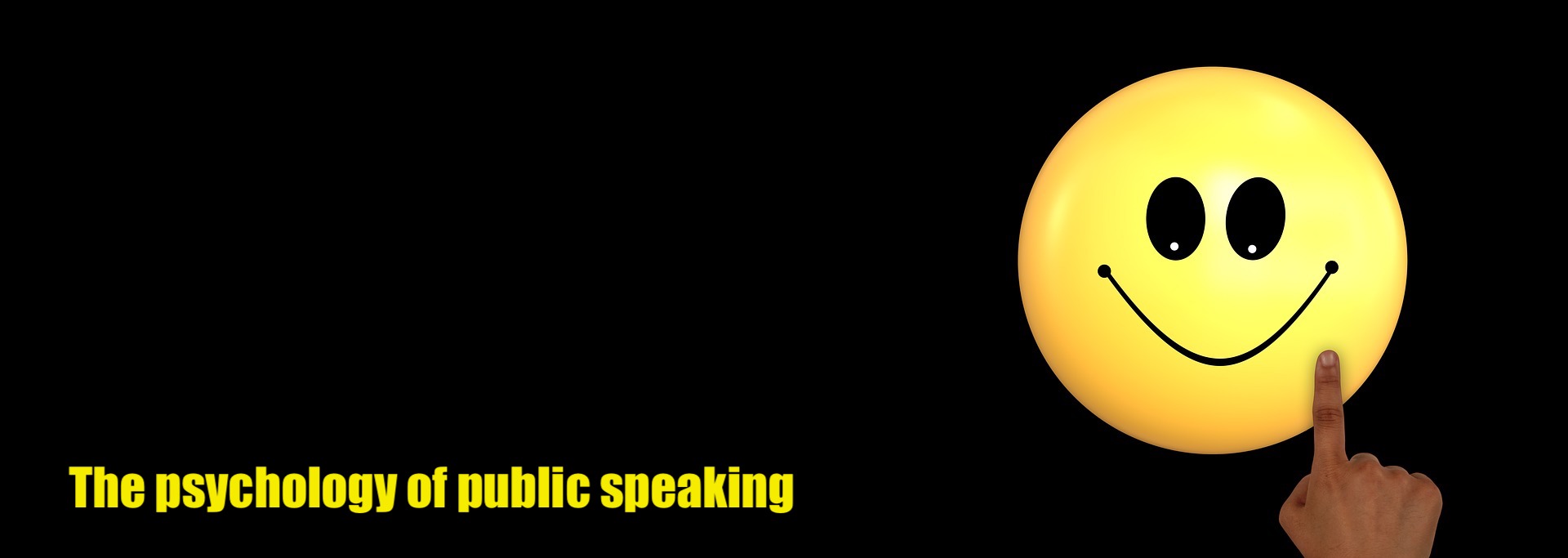 The psychology of public speaking